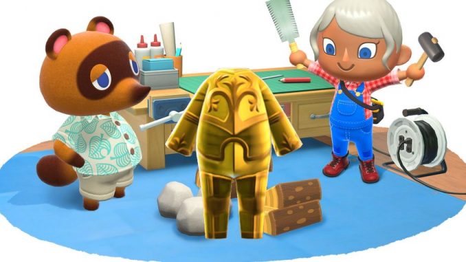 gold armor in Animal Crossing