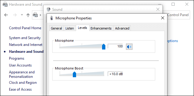 Reduce Microphone Background Noise PC