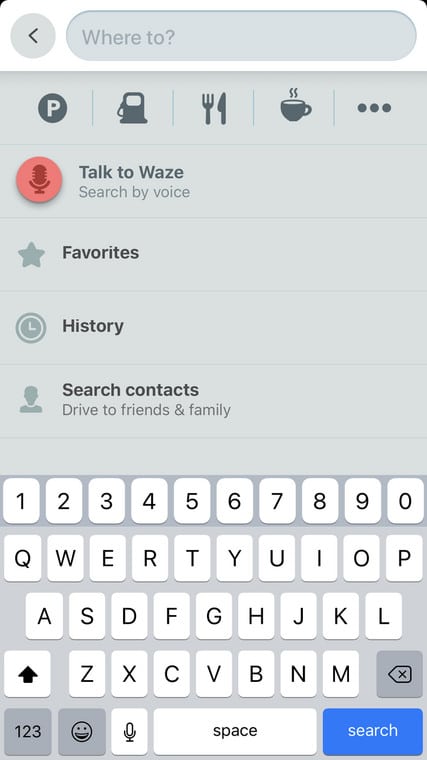 Save Address Waze Navigation App