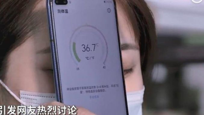 Body Temperature With Huawei Phone