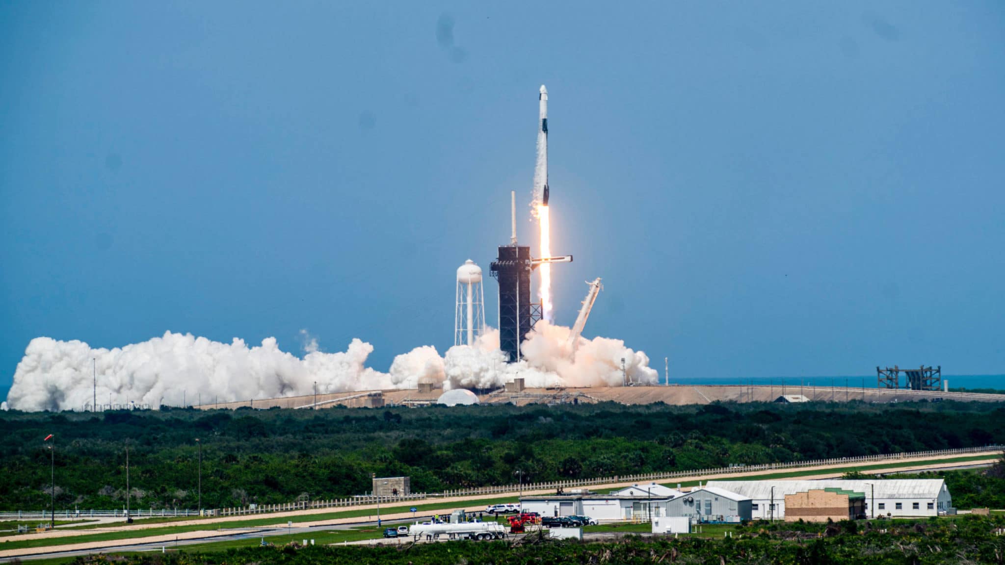 Spacex Launches Astronauts Into Orbit