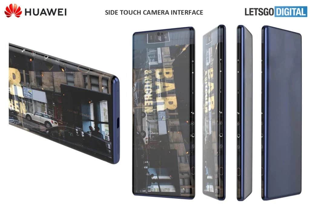 Huawei Mate 40 series new Side-Touch camera interface