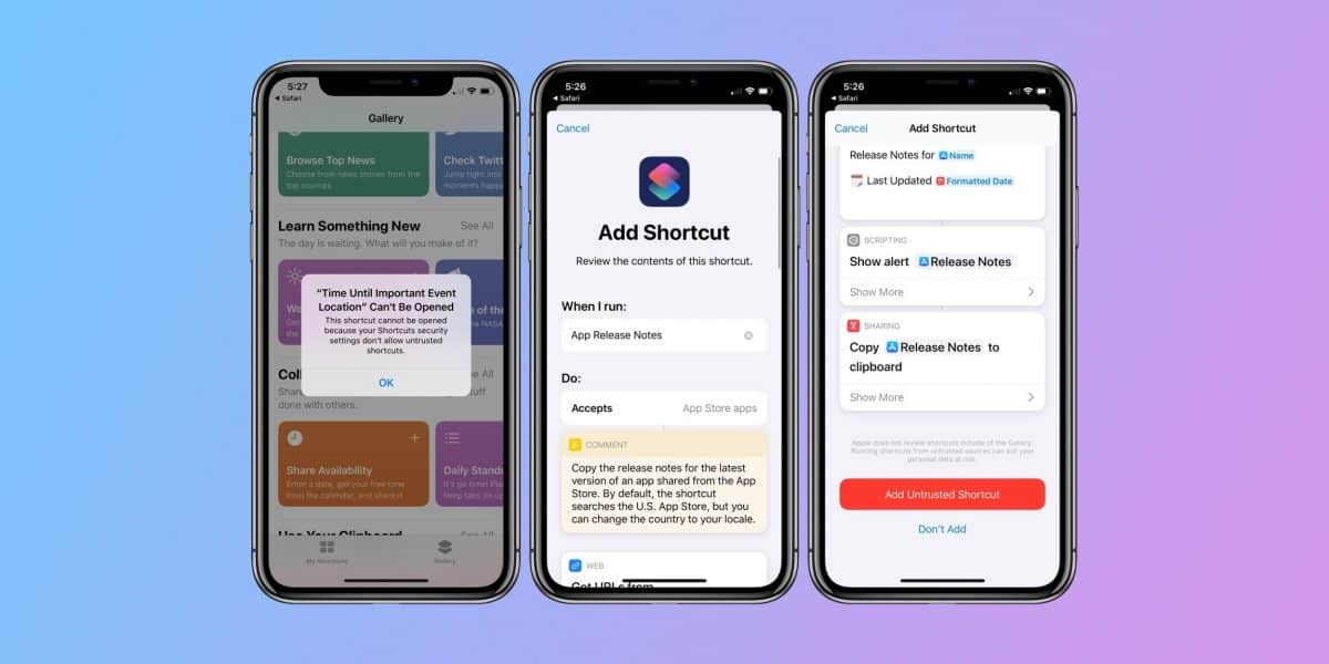 How To Allow Untrusted Shortcuts Ios 13 Lead