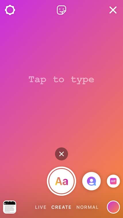 Post Text-Only Image Instagram