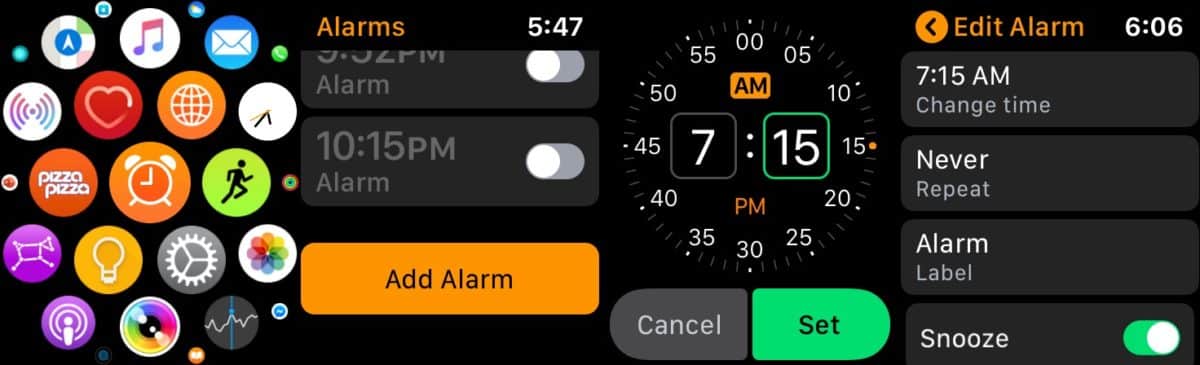 Set Alarm On Apple Watch