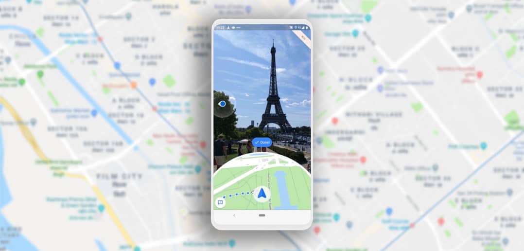 Google Maps Augmented Reality Navigation