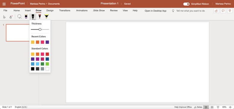 Draw Microsoft PowerPoint Custom Designs Slides