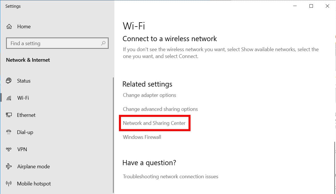 Find WiFi Password On Windows 10 Computer