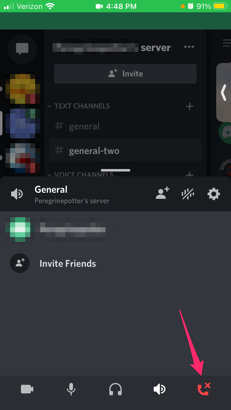 Leave Voice Channel Discord