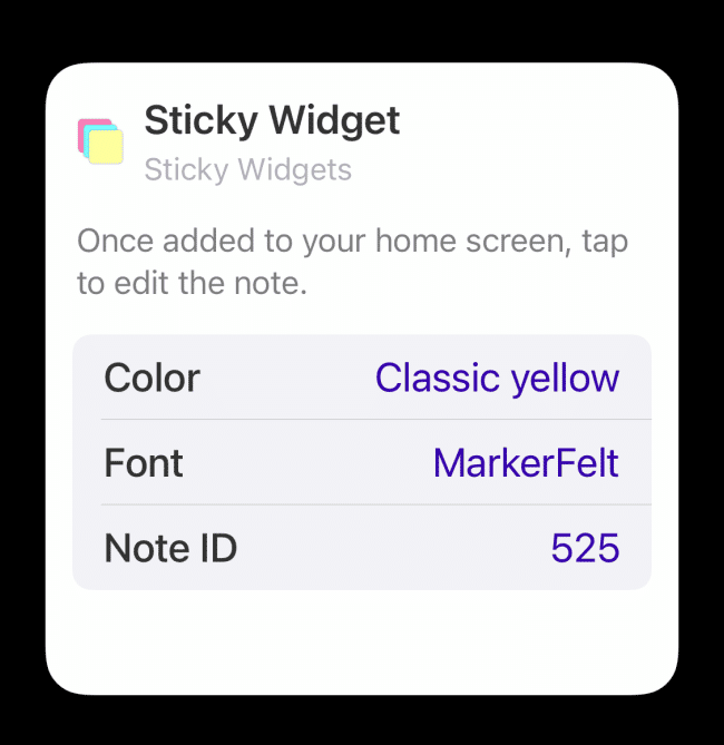 Add Sticky Notes iPhone Home Screen