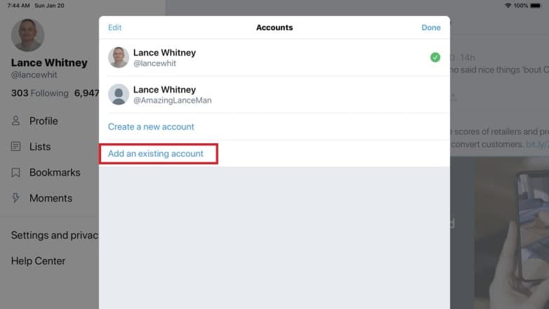 Create Manage Two Twitter Accounts