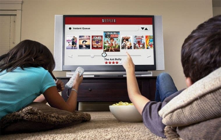 Children Watching Netflix Shows