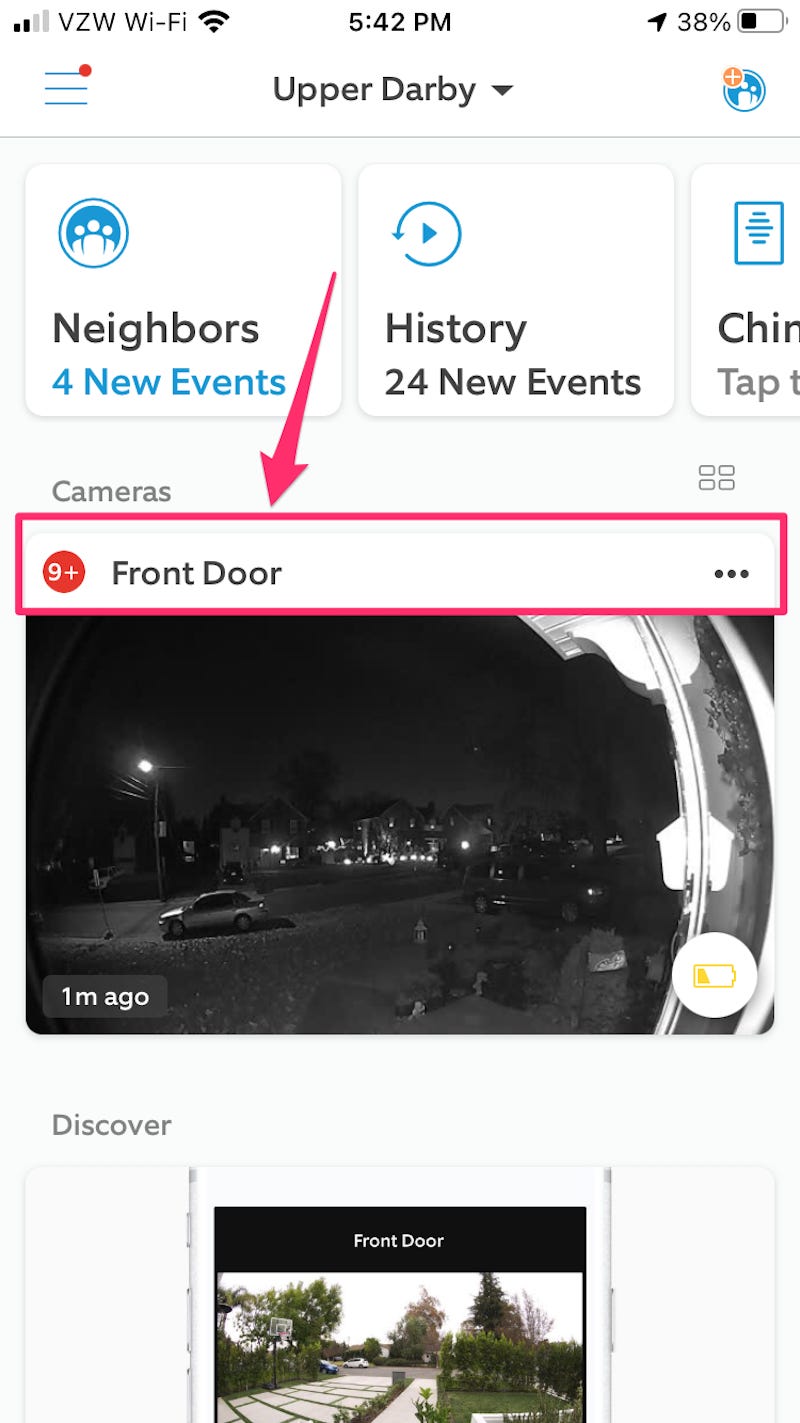 Reset Ring Doorbell Account