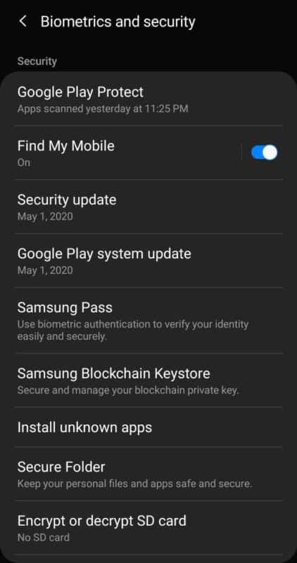 Recover PIN Password Samsung Galaxy J7