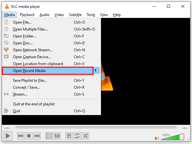Delete Viewing History VLC
