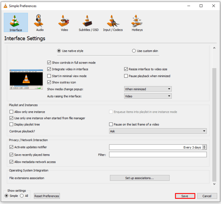 Delete Viewing History VLC