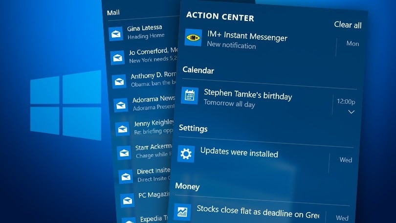 Windows 10 Action Center