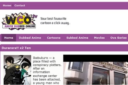 Wco Anime Dubbed Online