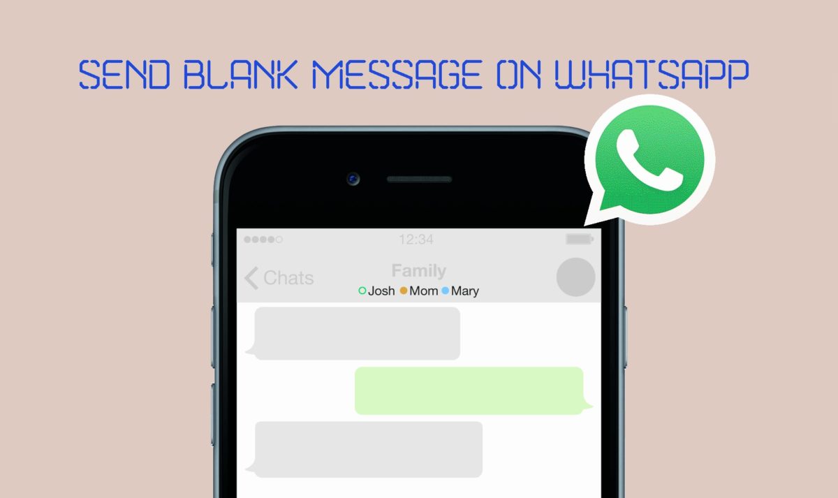 Blank Message On Whatsapp