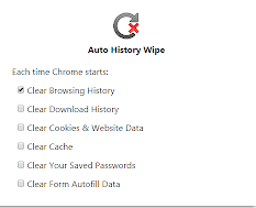 Automatically Delete Chrome History 
