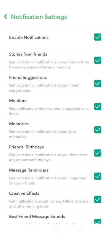 Turn Off Typing Notifications Snapchat