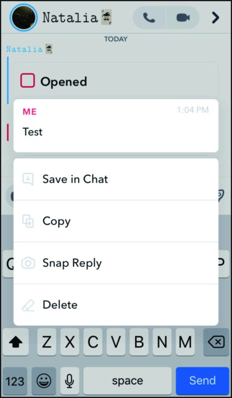 Save Messages On Snapchat