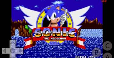 sonic the hedgehog on genplusdroid emulator