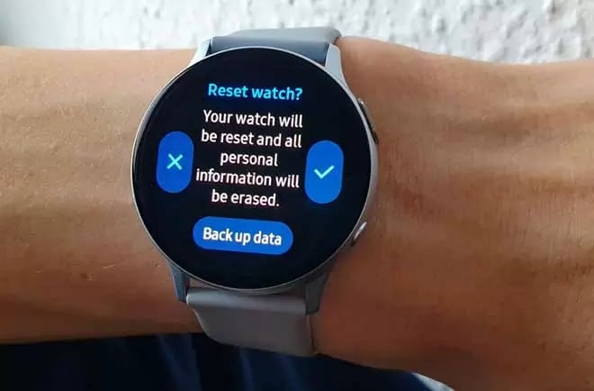 Factory Reset Samsung Smartwatch