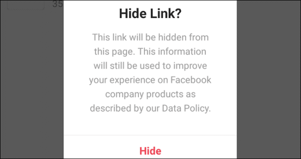 Hide Link Your Activity Instagram
