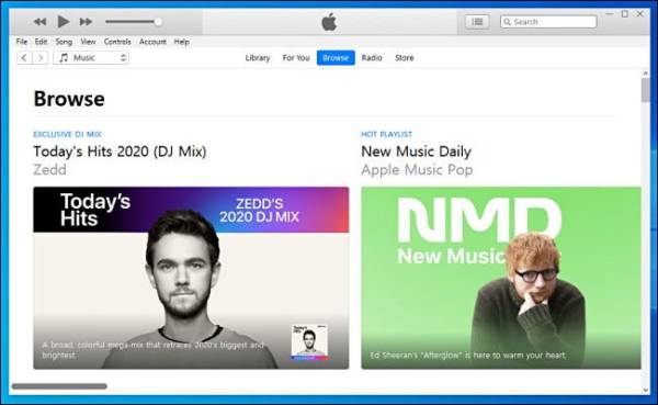 Itunes Browse Example