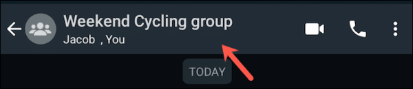 Whatsapp Group Profile Page