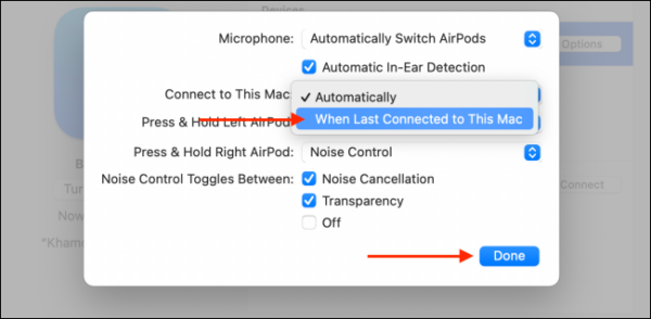 Disable Auto Connect Feature For Airpods On Mac