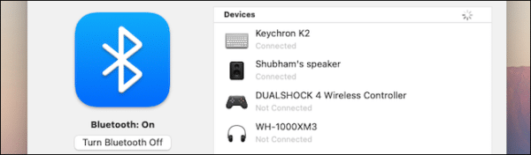 Bluetooth System Preferences Macos