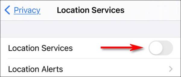 Location Services Turn Off