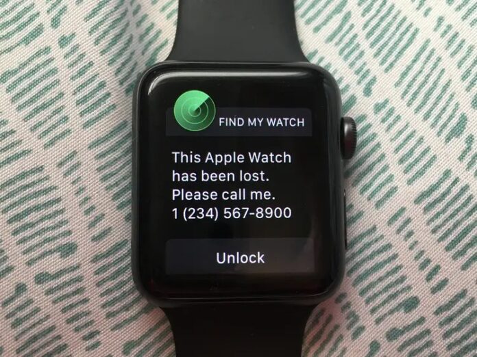 Lost Apple Watch