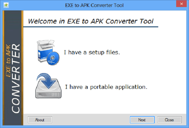 Convert EXE To APK 