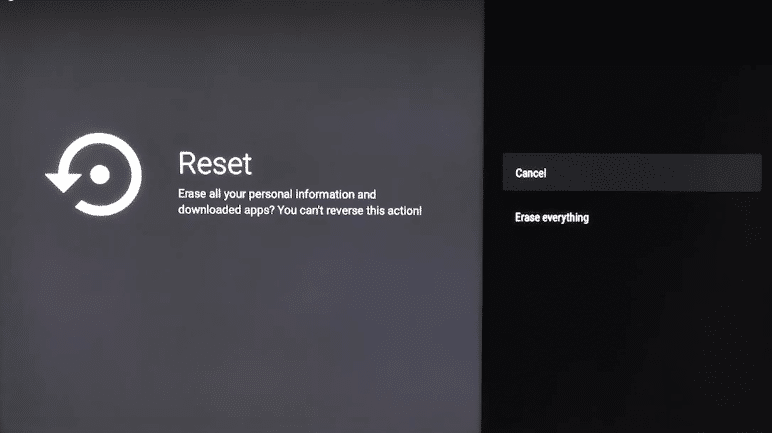 Reset Hisense Smart TV