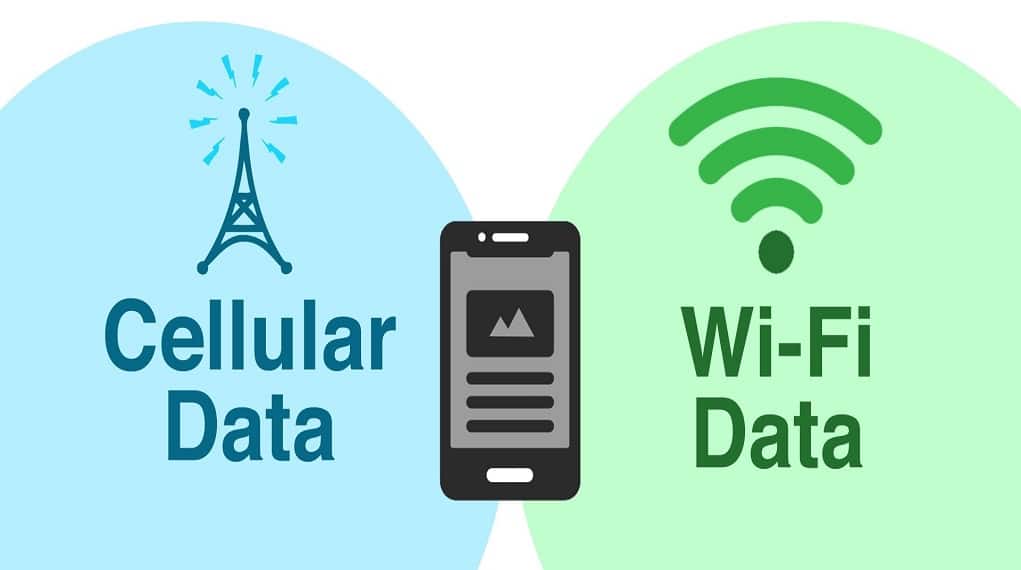 Phone Use Cellular Data WiFi
