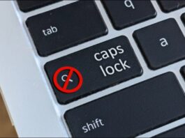 Chromebook Caps Lock