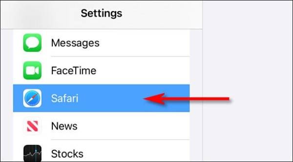 Ipad Settings Safari