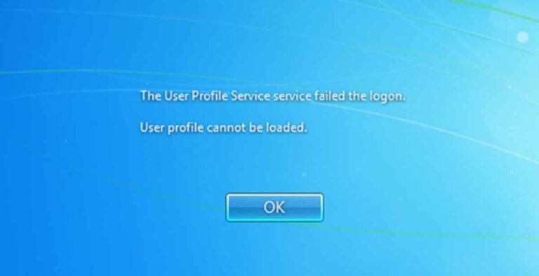 Service failed. The Group Policy client service failed the Logon access is denied ошибка. Crystal service failed. The user profile service is preventing Logon from unable to load user profile. Pool login failed.