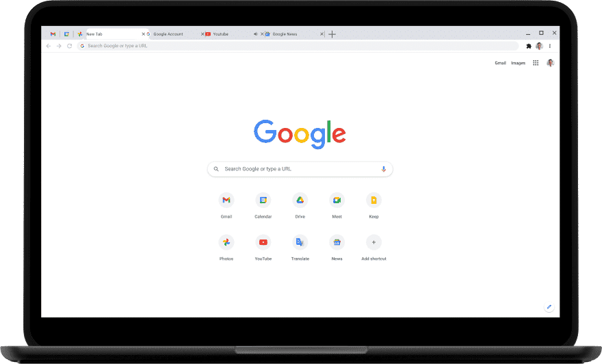 Change Google Chrome Homepage Background