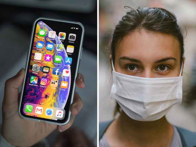 Unlock Apple iPhone With Face Mask