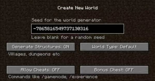 Minecraft How To Use Seeds