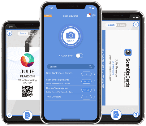 T Business Card Scanner Apps