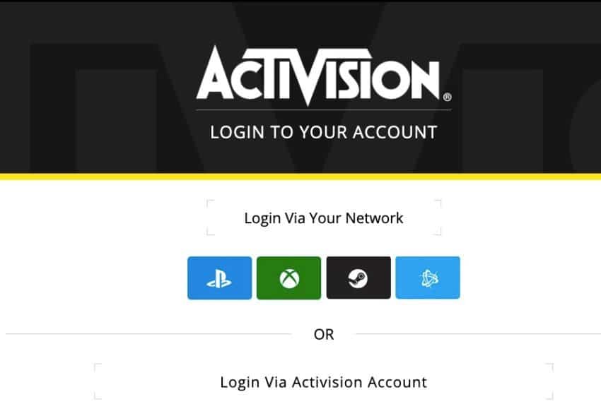 Create An Activision Account