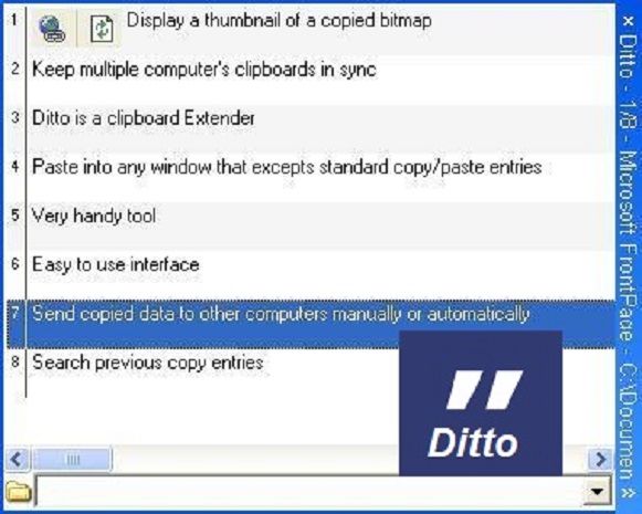 ditto clipboard manager