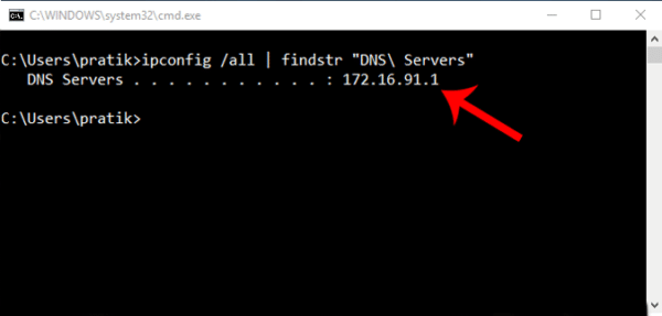 DNS Server Find Out