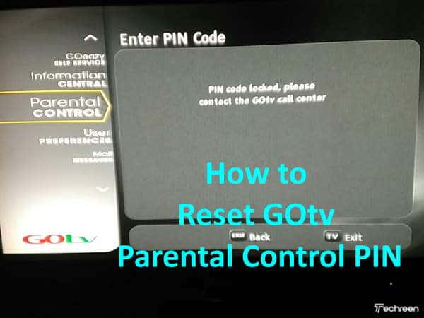 Gotv Parental Control Pin