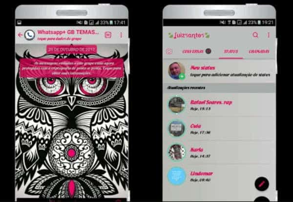 Owls Whatsapp Theme